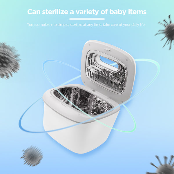 ALNEC by VCUTECH Baby Bottle Sterilizer and Dryer, 4-in-1 UV Light Sanitizer Box